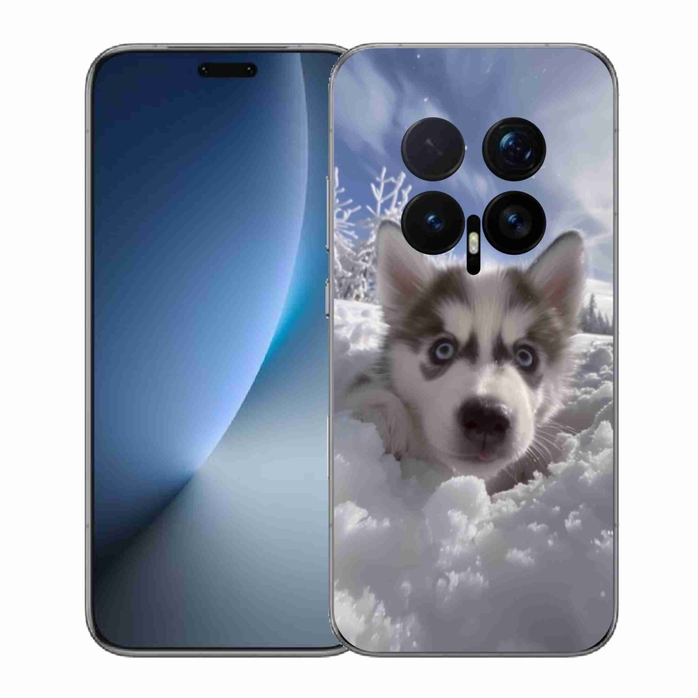 Gélový kryt mmCase na Honor Magic 8 Pro - husky v snehu