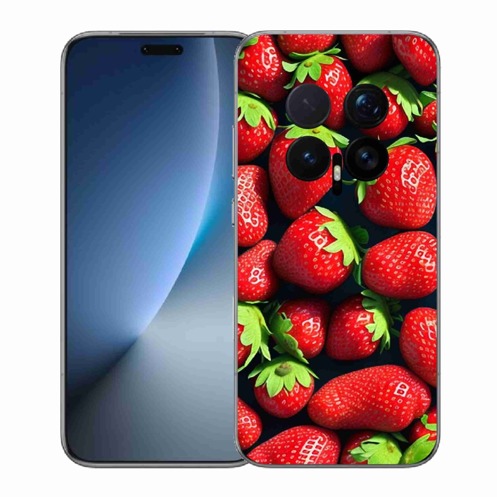 Gélový kryt mmCase na Honor Magic 8 Pro - jahody