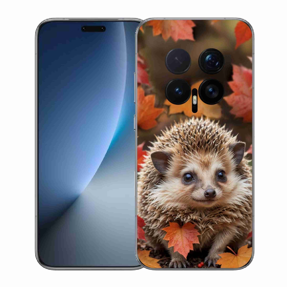 Gélový kryt mmCase na Honor Magic 8 Pro - ježko v lístí