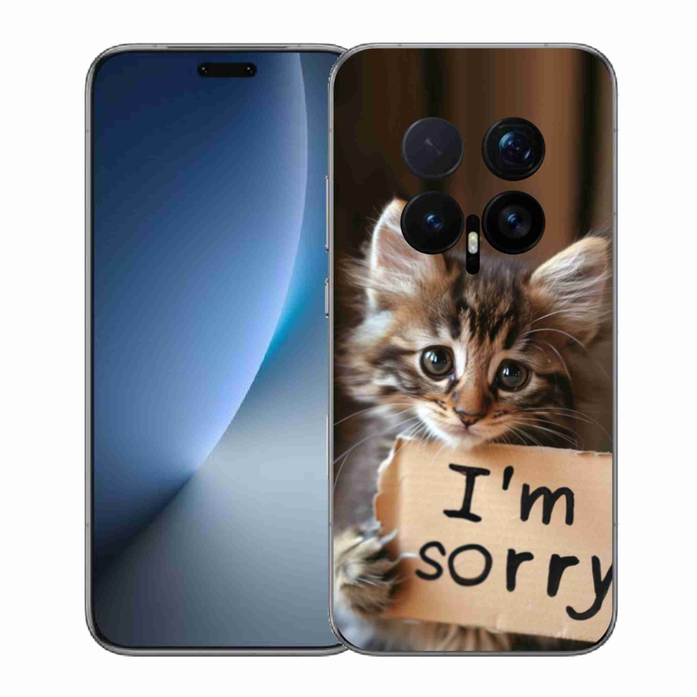 Gélový kryt mmCase na Honor Magic 8 Pro - mačacie ospravedlnenie