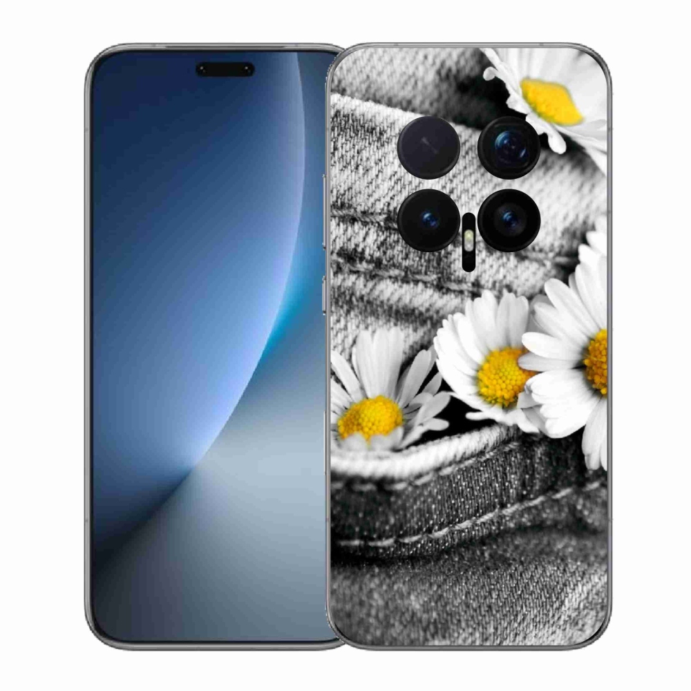 Gélový kryt mmCase na Honor Magic 8 Pro - margaréty