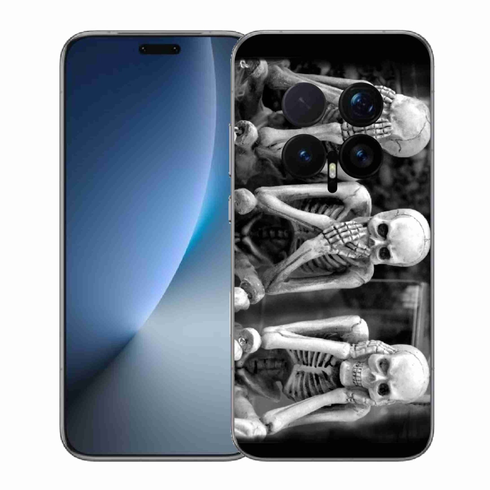 Gélový kryt mmCase na Honor Magic 8 Pro - kostlivci