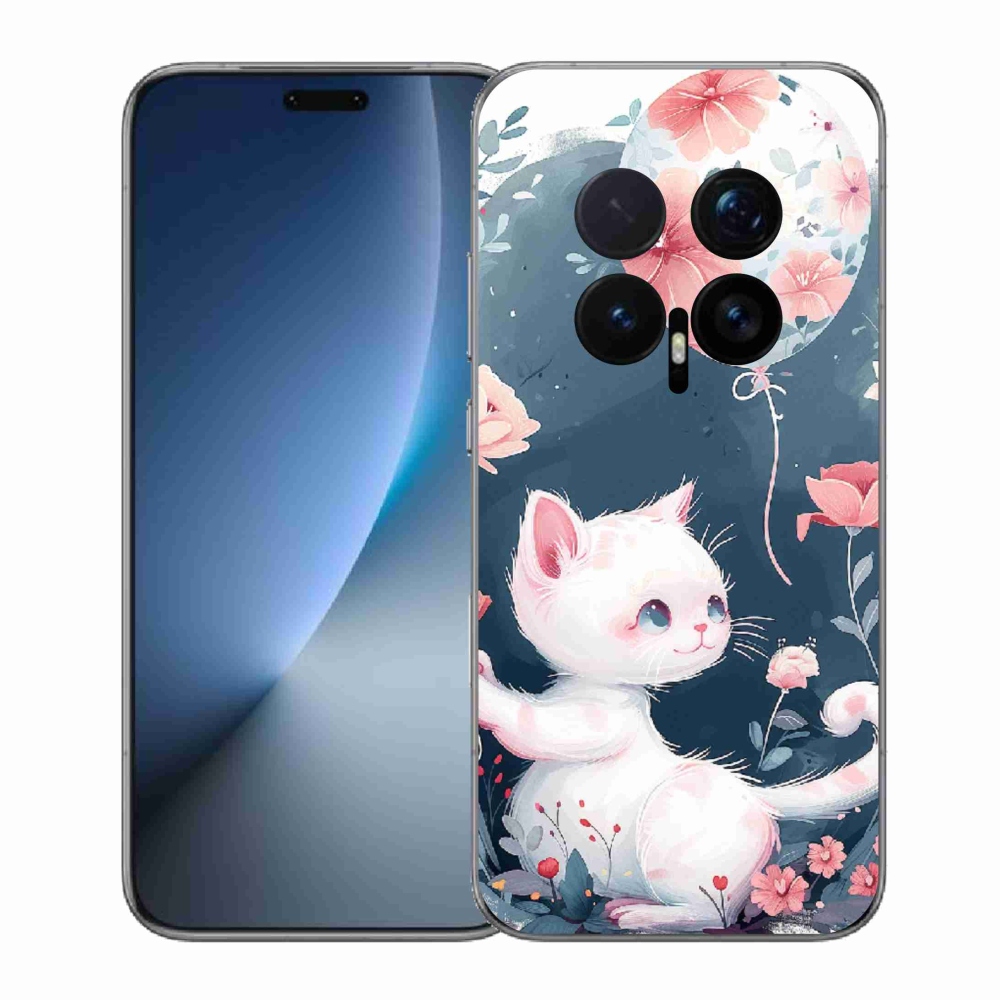 Gélový kryt mmCase na Honor Magic 8 Pro - mačiatko s balónikom