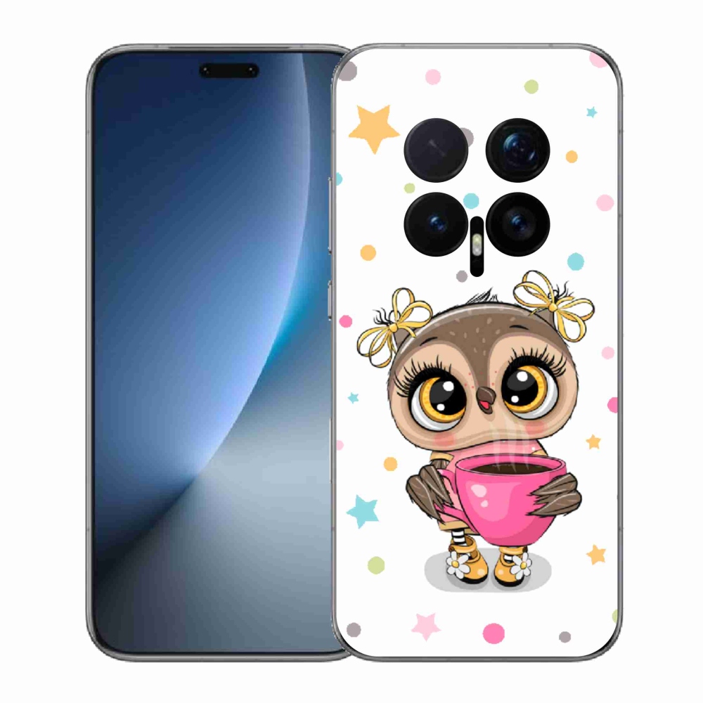 Gélový kryt mmCase na Honor Magic 8 Pro - kreslená sovička