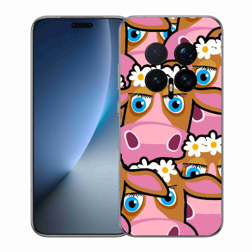 Gélový kryt mmCase na Honor Magic 8 Pro - kreslené kravičky