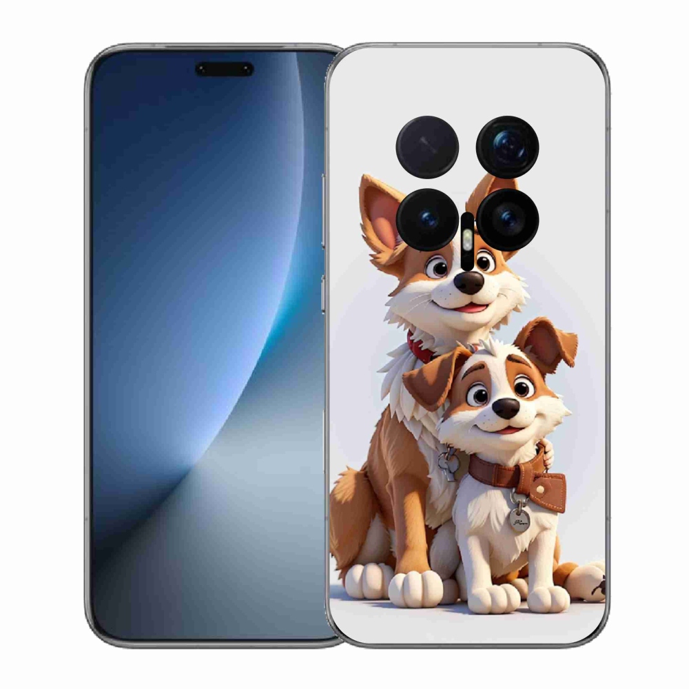 Gélový kryt mmCase na Honor Magic 8 Pro - kreslenie psy