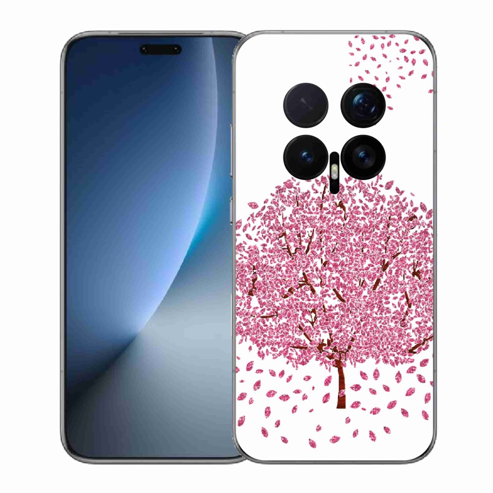 Gélový kryt mmCase na Honor Magic 8 Pro - kreslený strom s listami