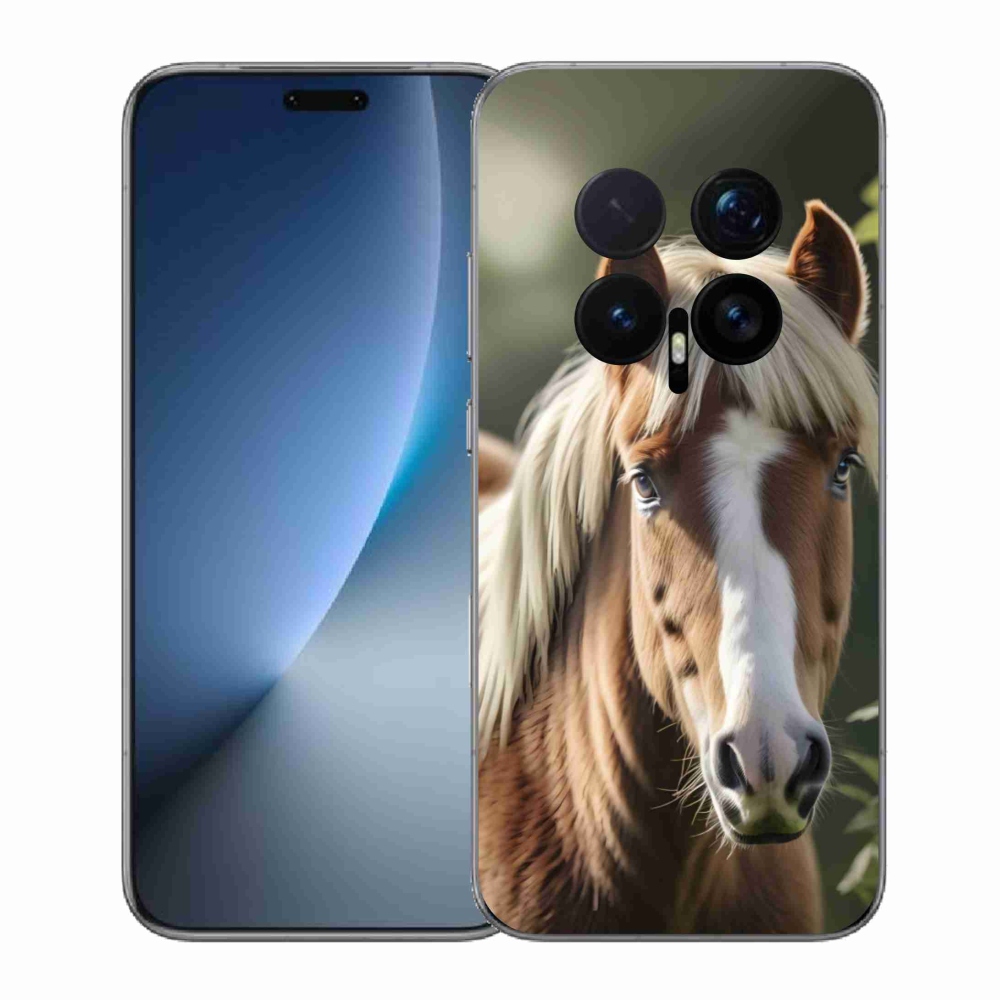 Gélový kryt mmCase na Honor Magic 8 Pro - kôň so svetlou hrivou