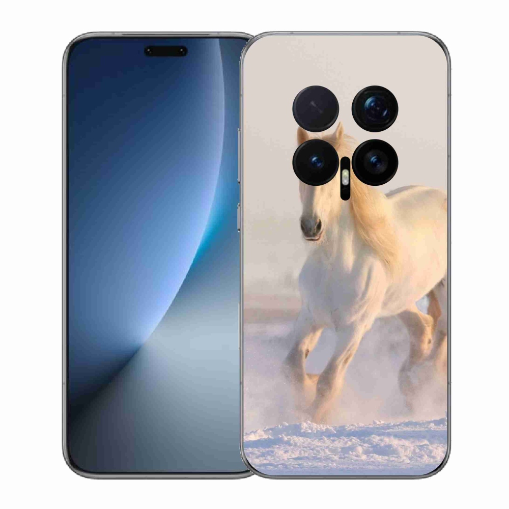 Gélový kryt mmCase na Honor Magic 8 Pro - kôň v snehu