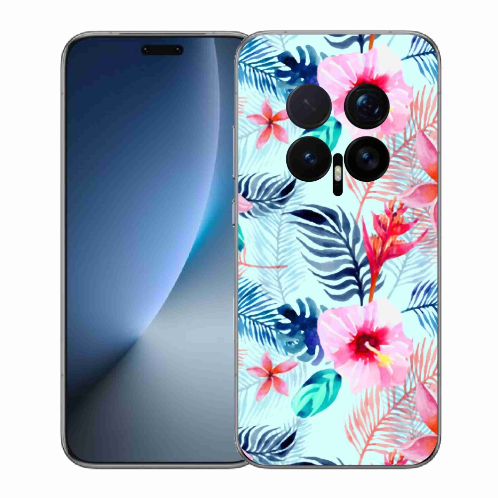 Gélový kryt mmCase na Honor Magic 8 Pro - kvety