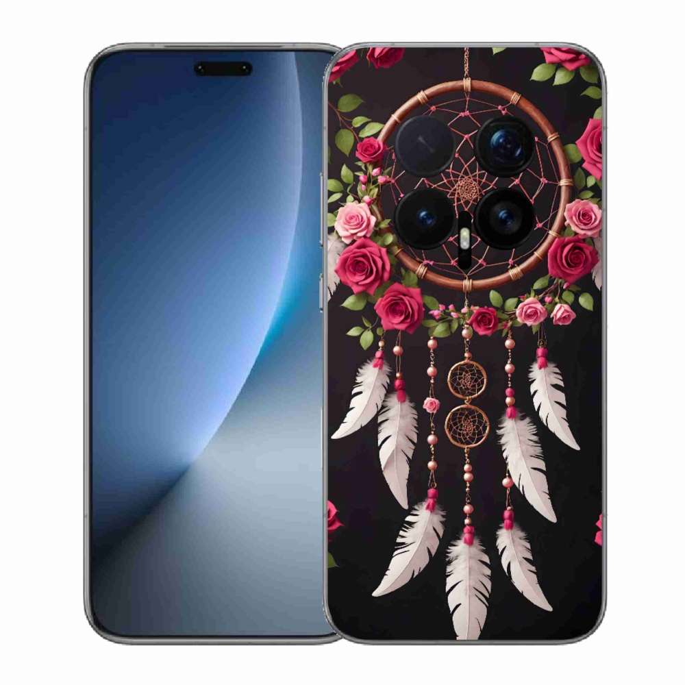 Gélový kryt mmCase na Honor Magic 8 Pro - lapač snov s ružami