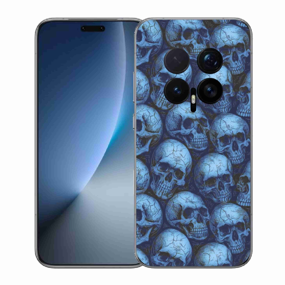 Gélový kryt mmCase na Honor Magic 8 Pro - lebky