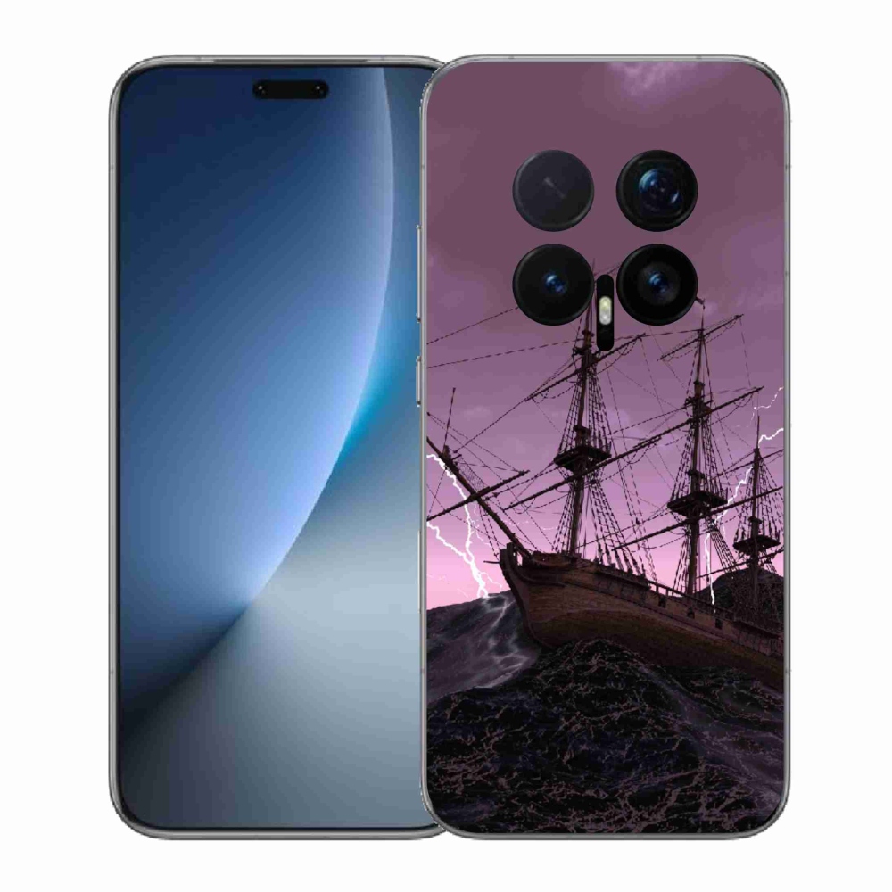 Gélový kryt mmCase na Honor Magic 8 Pre - loď v búrke