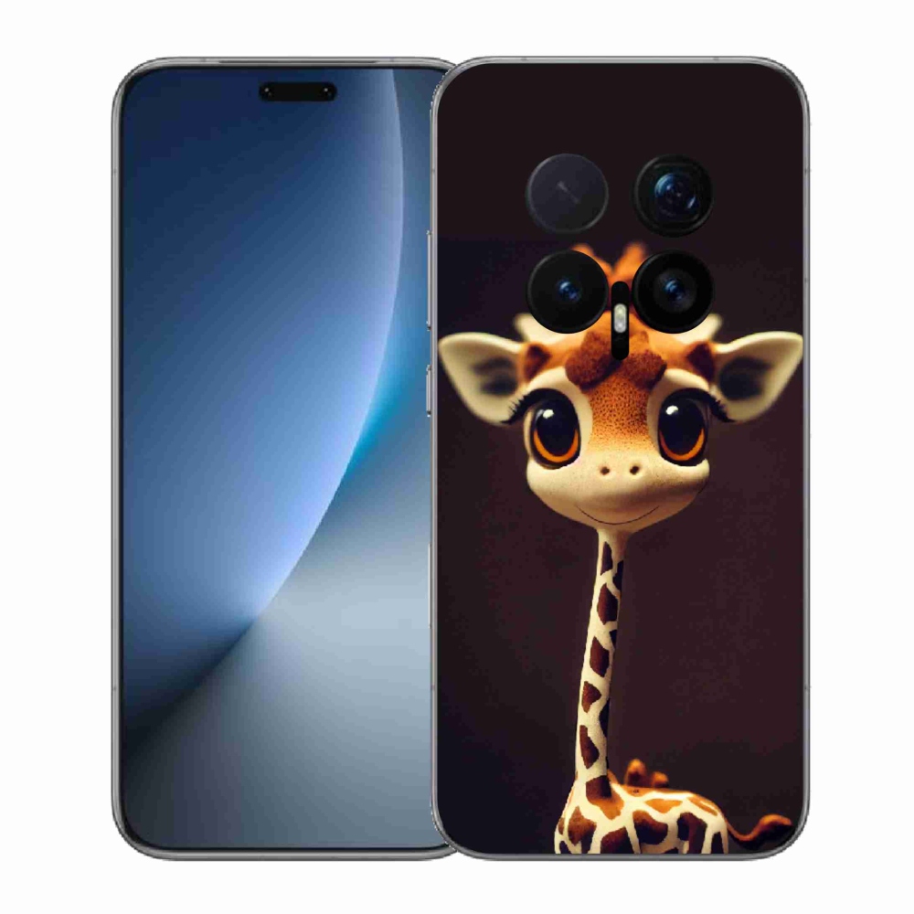 Gélový kryt mmCase na Honor Magic 8 Pro - malá žirafa