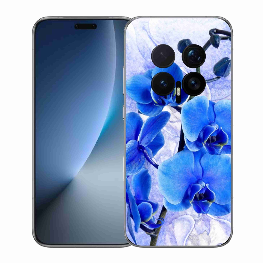 Gélový kryt mmCase na Honor Magic 8 Pro - modré kvety