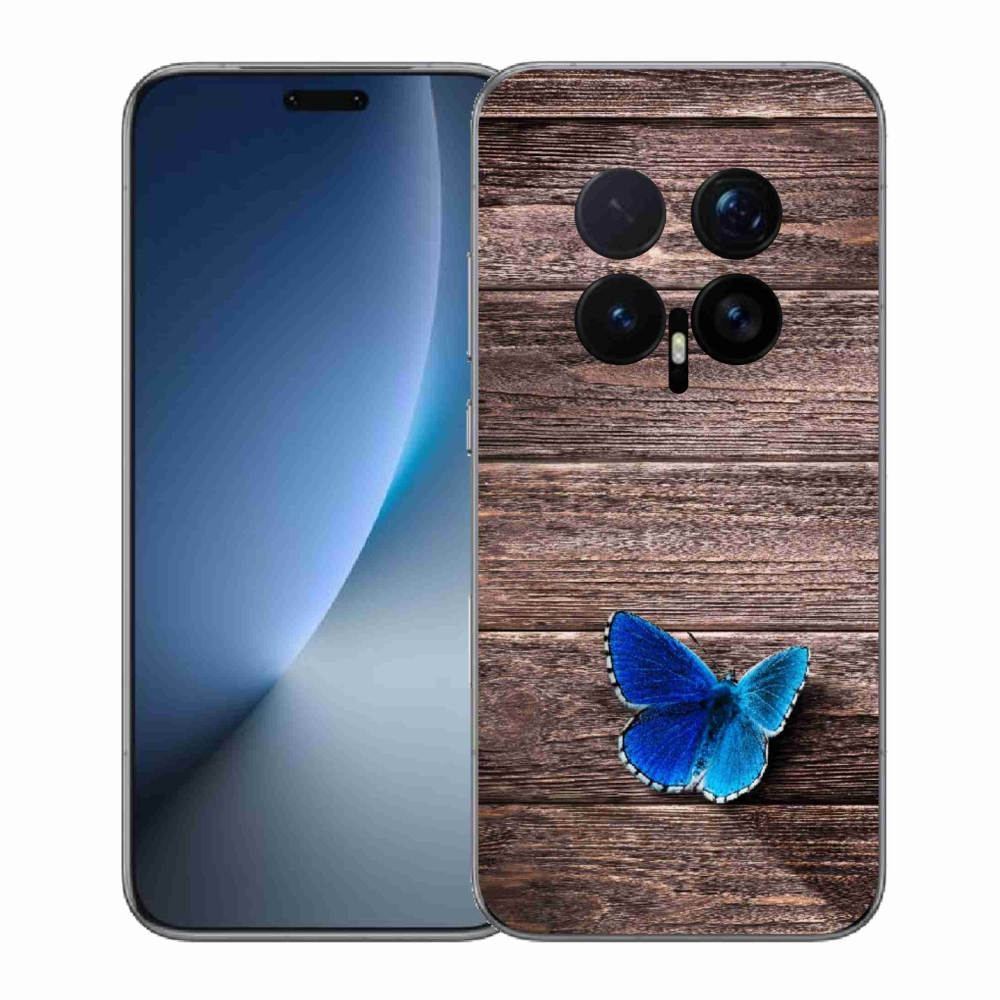 Gélový kryt mmCase na Honor Magic 8 Pro - modrý motýľ 1