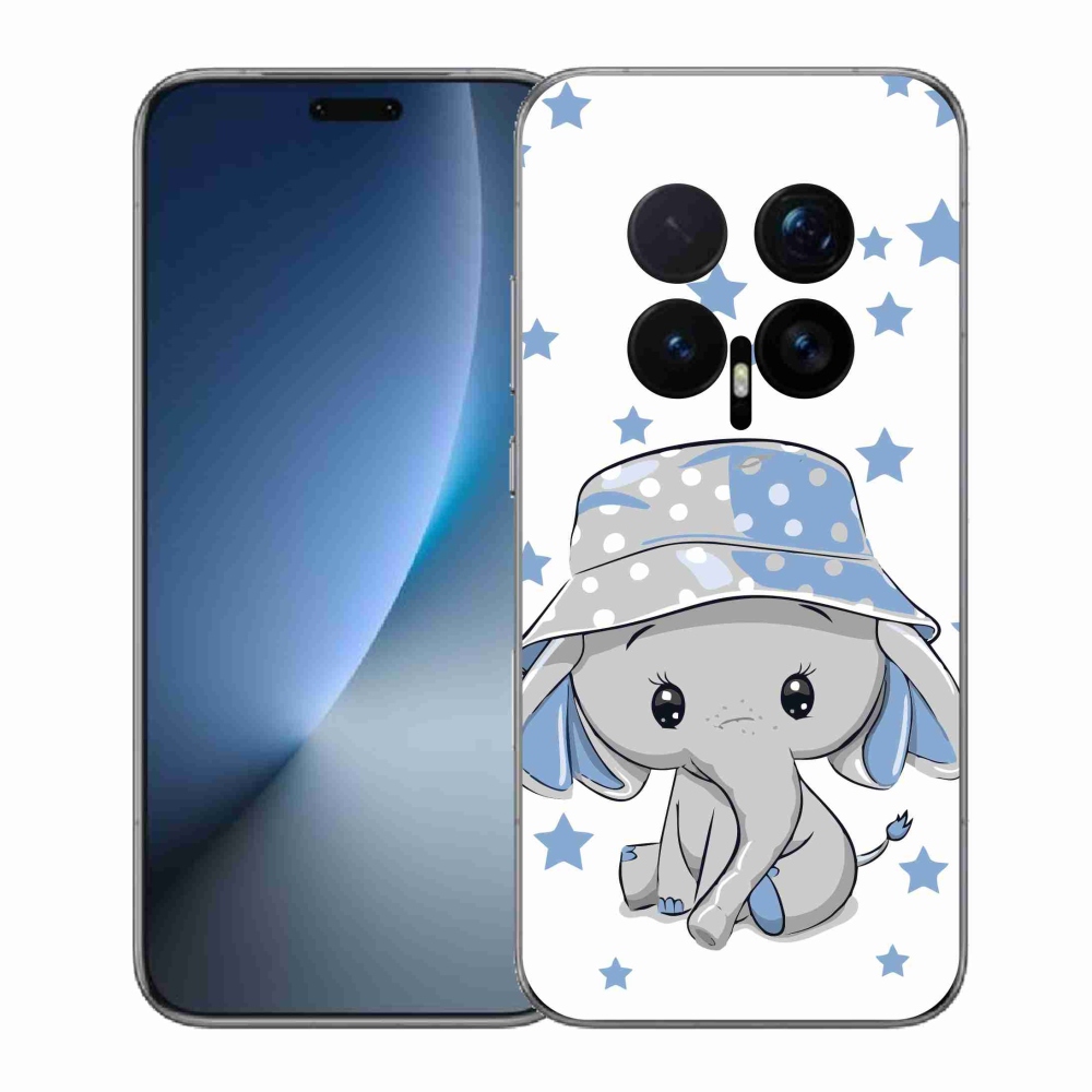 Gélový kryt mmCase na Honor Magic 8 Pro - modrý slon