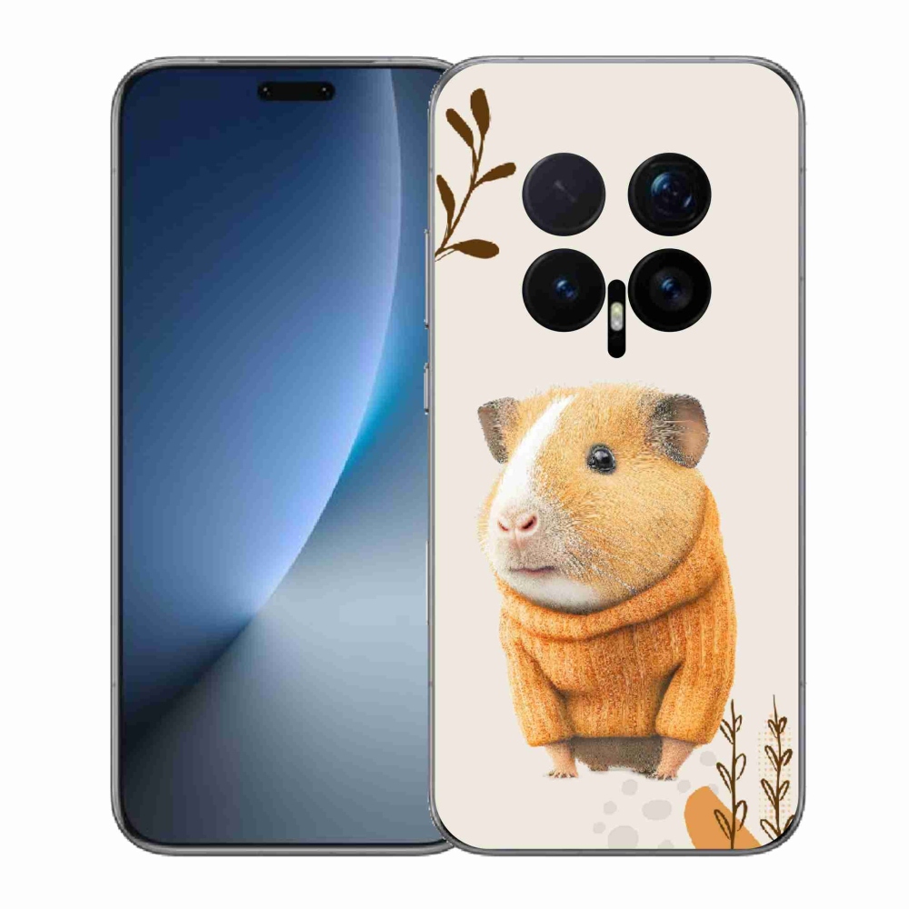 Gélový kryt mmCase na Honor Magic 8 Pro - morča vo svetri