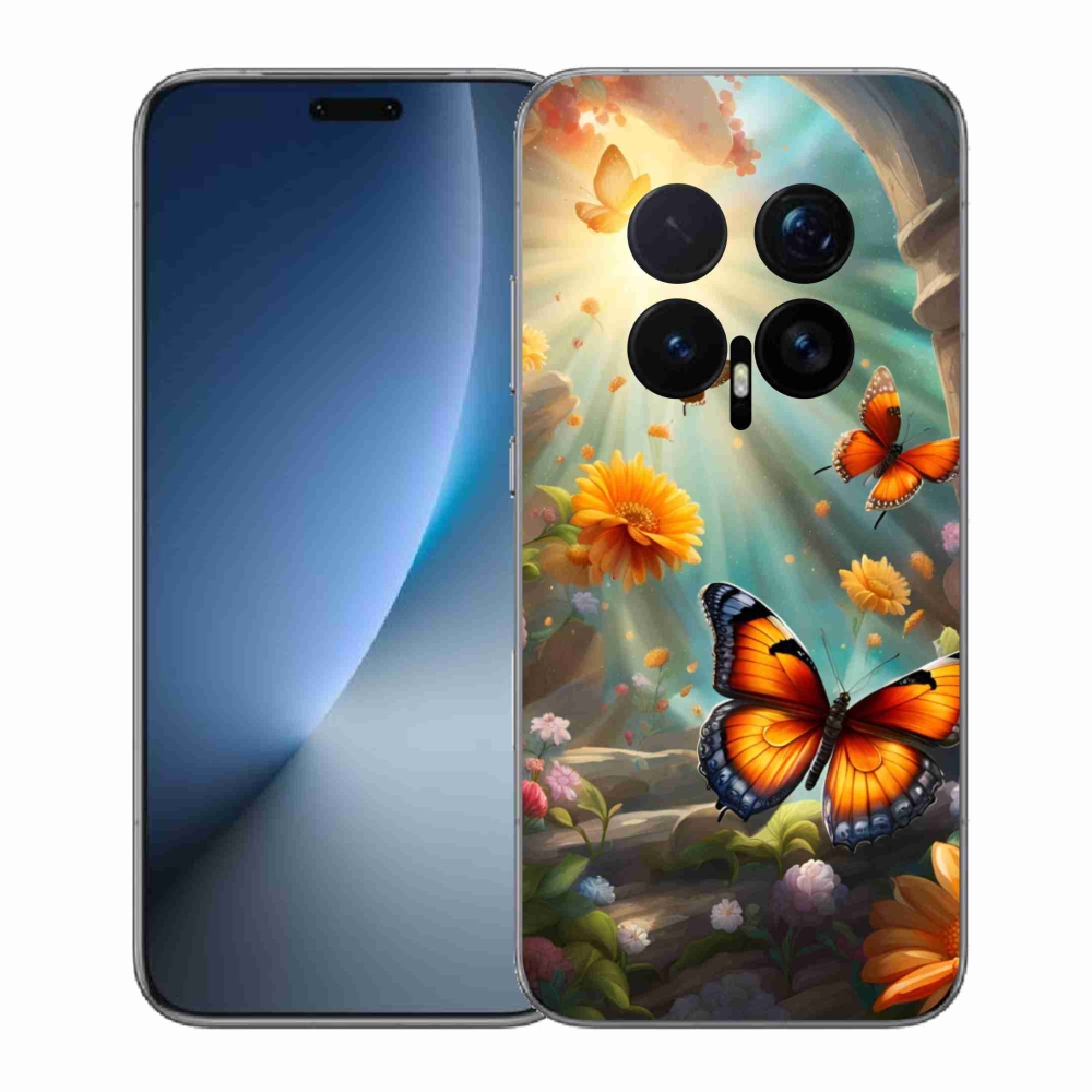 Gélový kryt mmCase na Honor Magic 8 Pro - motýlia záhrada 2