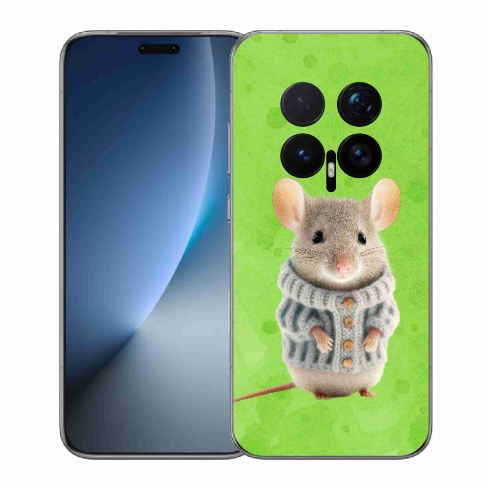 Gélový kryt mmCase na Honor Magic 8 Pro - myška vo svetri