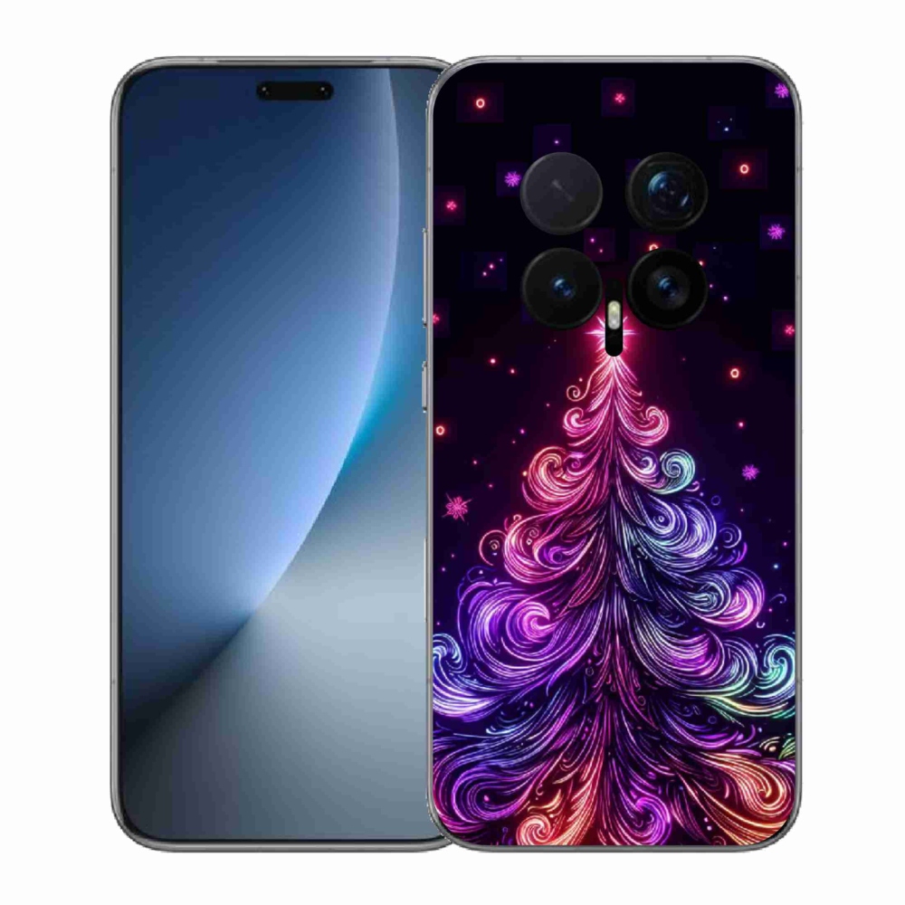 Gélový kryt mmCase na Honor Magic 8 Pro - neónový vianočný stromček 1