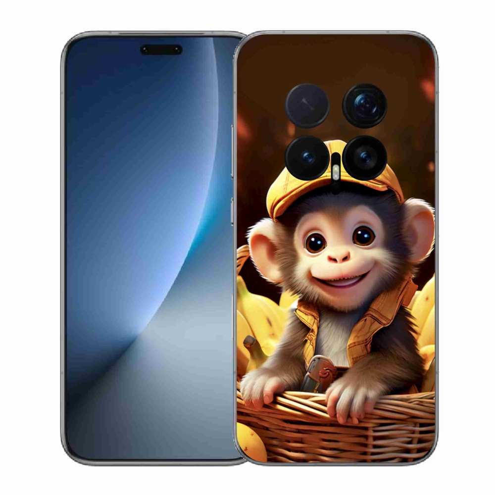 Gélový kryt mmCase na Honor Magic 8 Pro - opice v košíku
