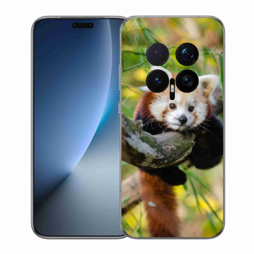 Gélový kryt mmCase na Honor Magic 8 Pro - panda červená
