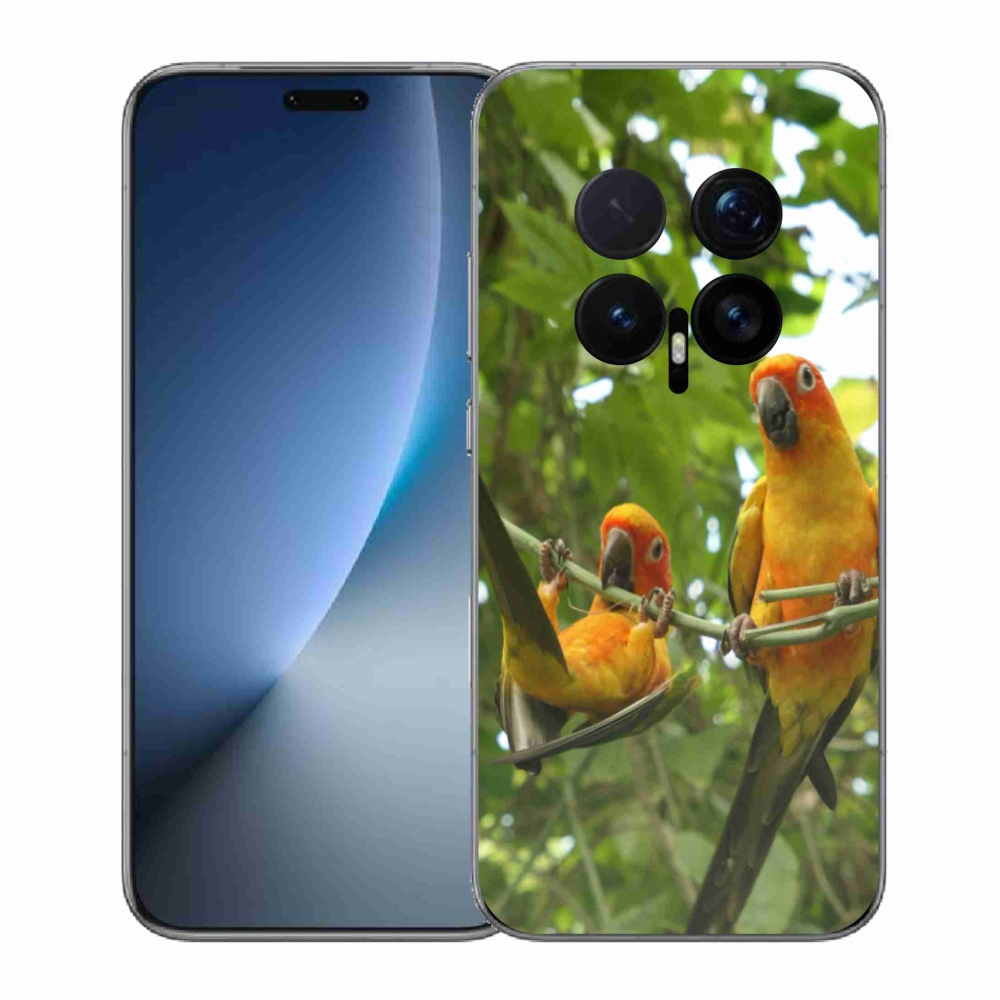 Gélový kryt mmCase na Honor Magic 8 Pro - papagáje aratingy