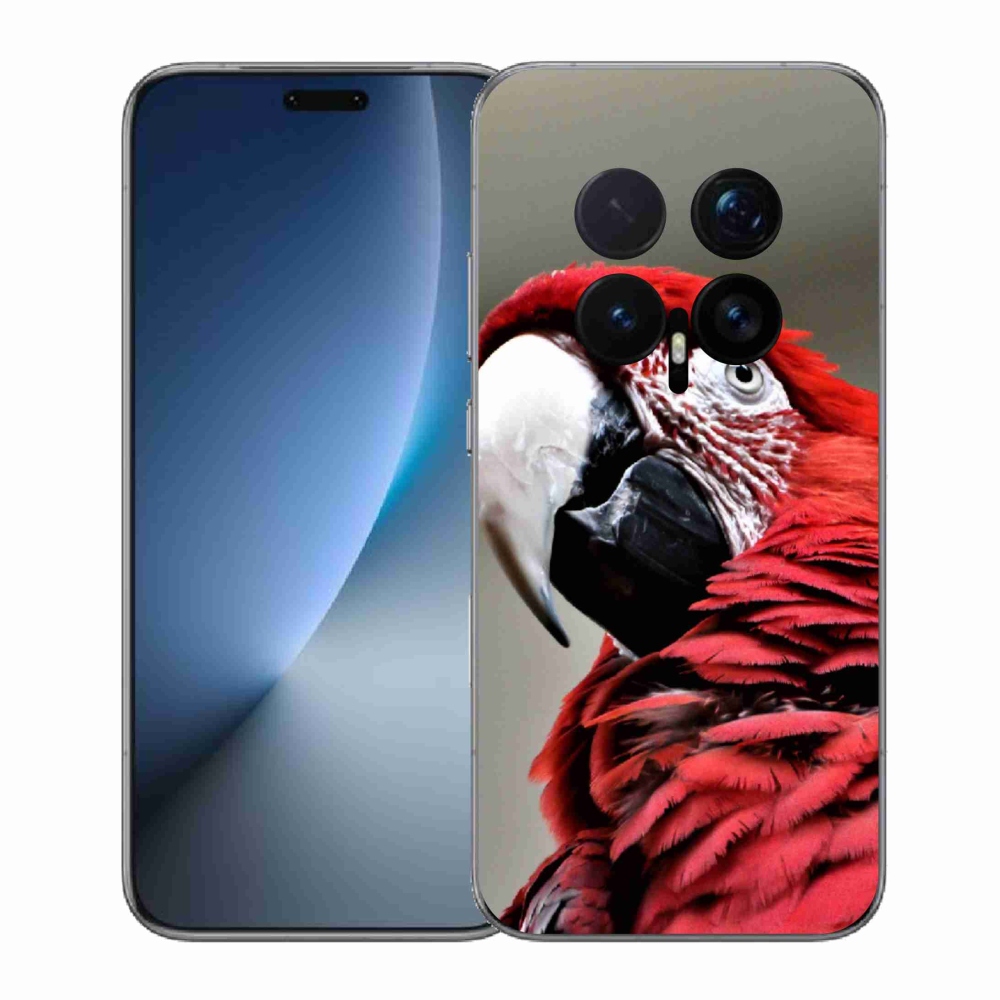 Gélový kryt mmCase na Honor Magic 8 Pro - papagáj ara červený