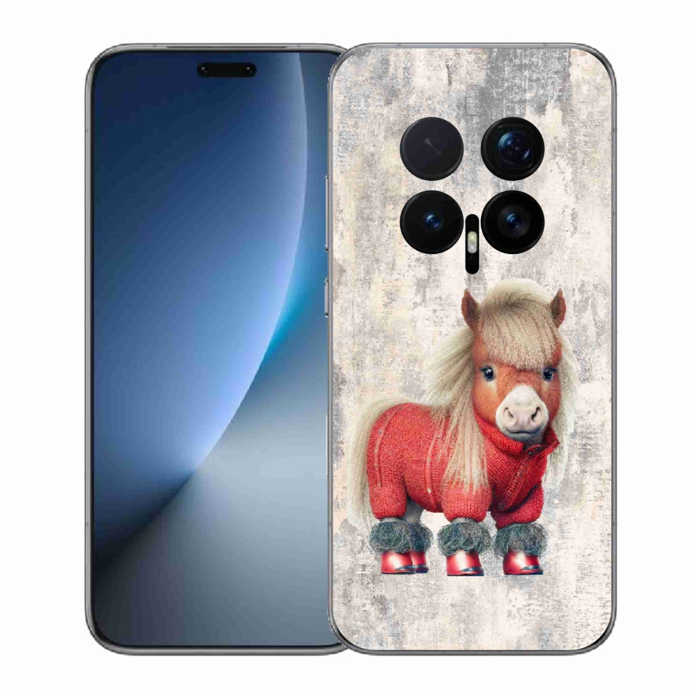 Gélový kryt mmCase na Honor Magic 8 Pro - poník vo svetri