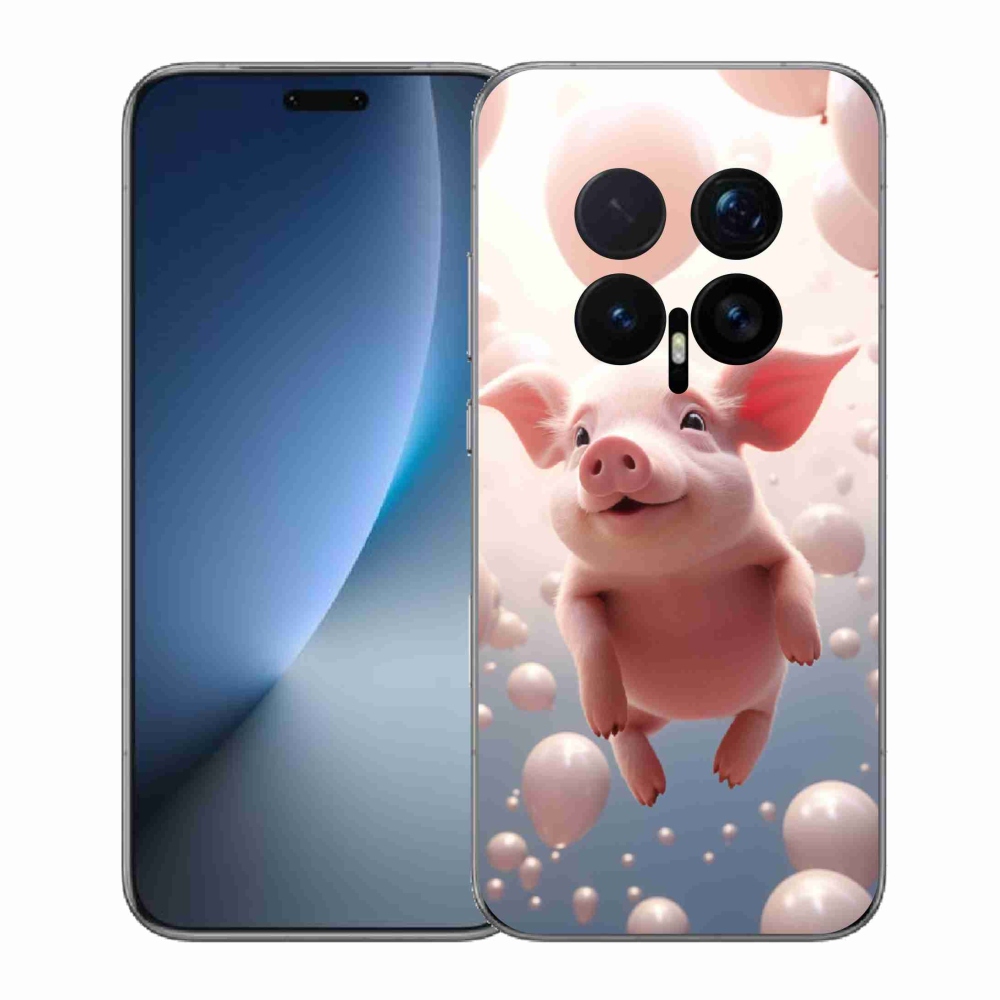 Gélový kryt mmCase na Honor Magic 8 Pro - prasiatko s balónikmi