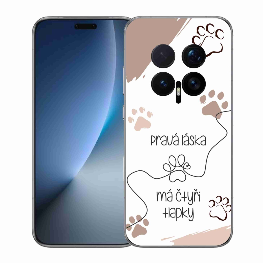 Gélový kryt mmCase na Honor Magic 8 Pro - psí motív 1 biele pozadie