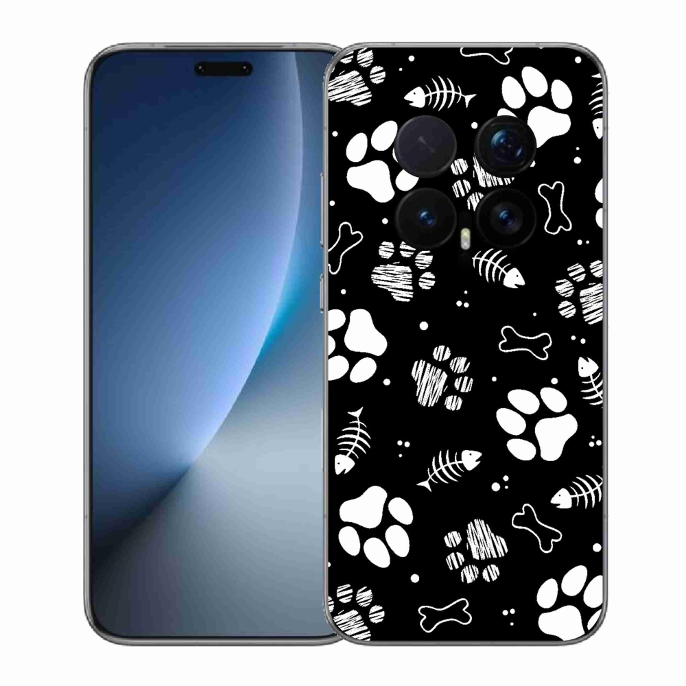 Gélový kryt mmCase na Honor Magic 8 Pro - psie labky