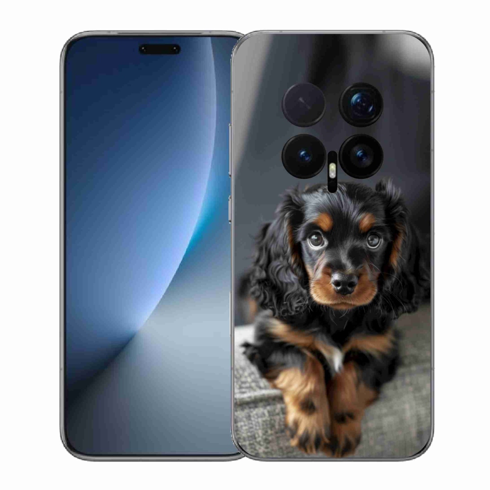 Gélový kryt mmCase na Honor Magic 8 Pro - roztomilý dlhosrstý jazvečík