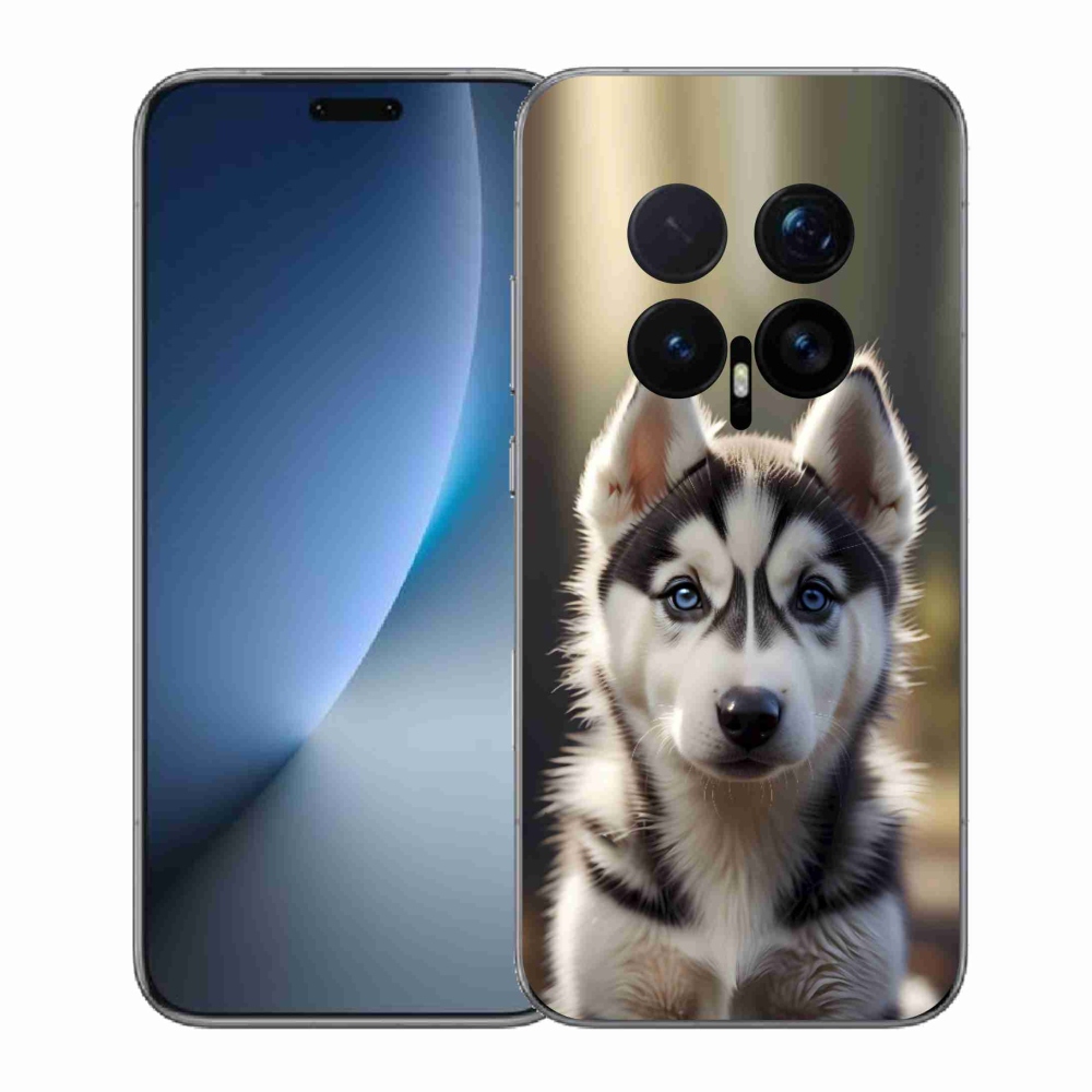 Gélový kryt mmCase na Honor Magic 8 Pro - roztomilý sibírsky husky