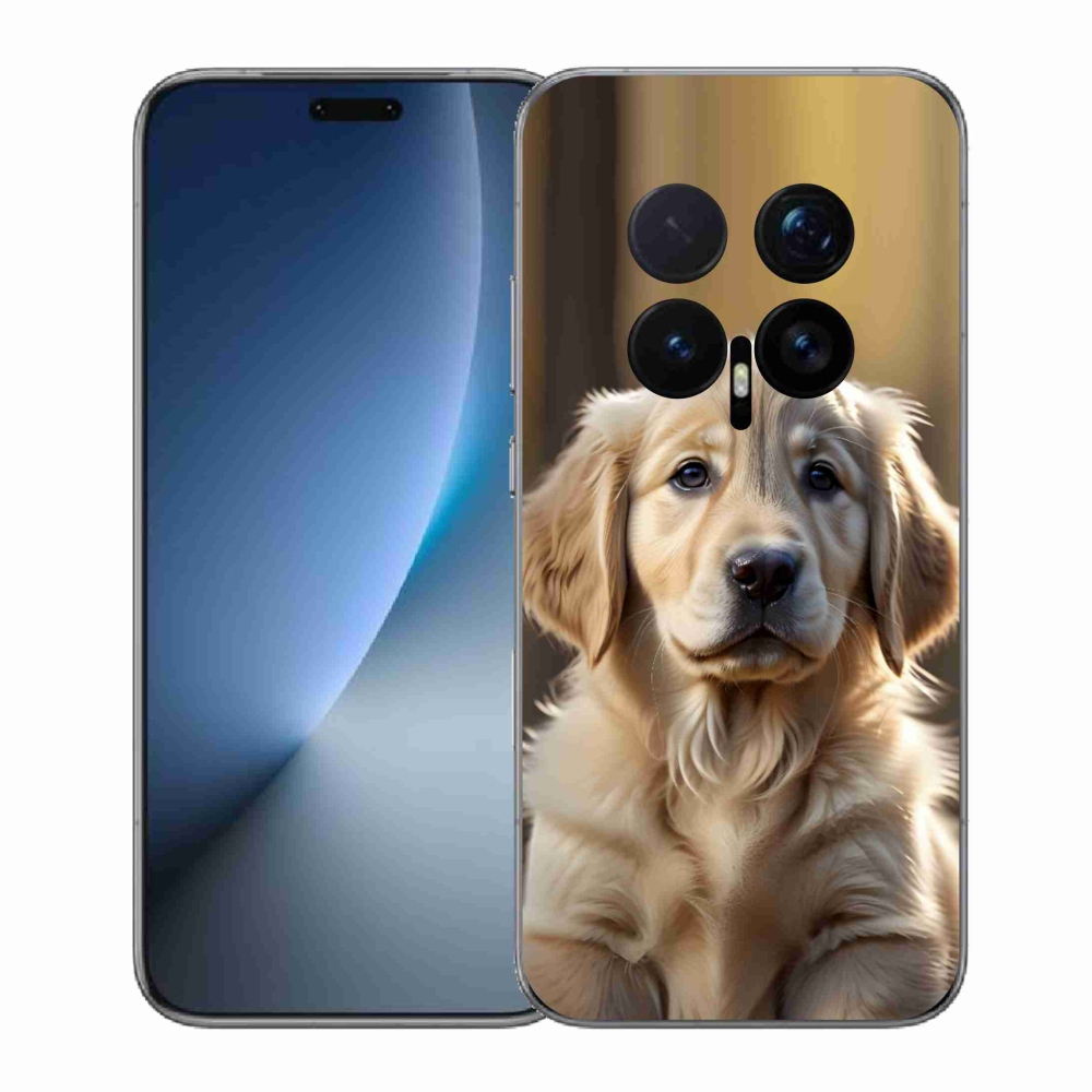 Gélový kryt mmCase na Honor Magic 8 Pro - roztomilý zlatý retriever