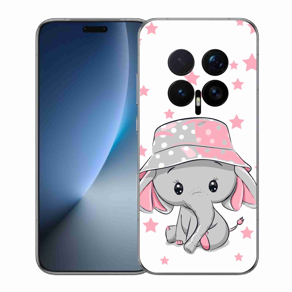 Gélový kryt mmCase na Honor Magic 8 Pro - ružový slon