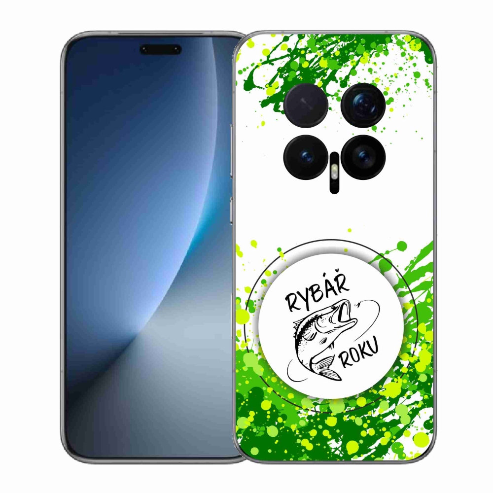 Gélový kryt mmCase na Honor Magic 8 Pro - rybár roka biele pozadie