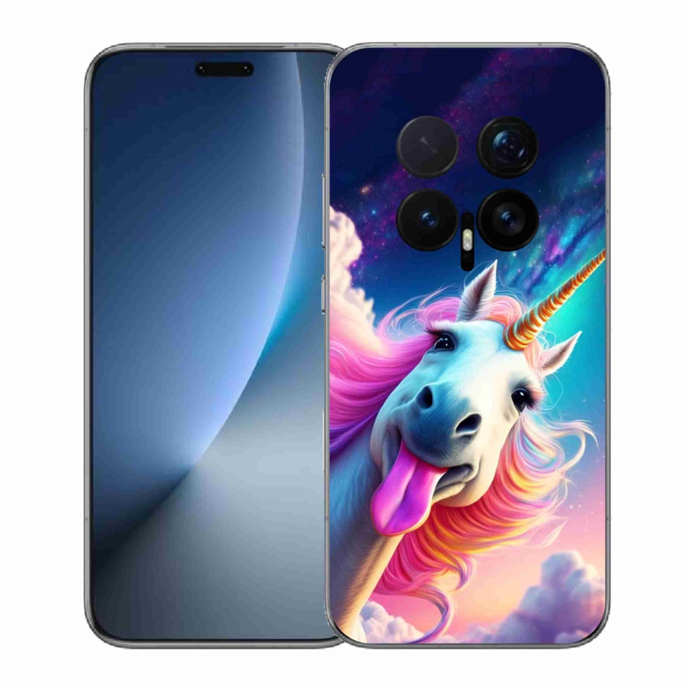 Gélový kryt mmCase na Honor Magic 8 Pro - šialený jednorožec