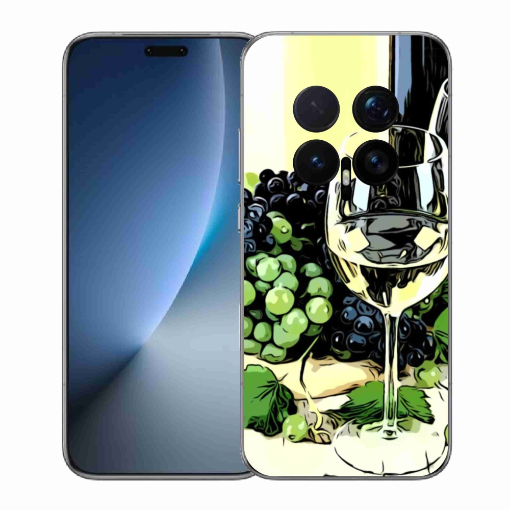 Gélový kryt mmCase na Honor Magic 8 Pro - pohár vína