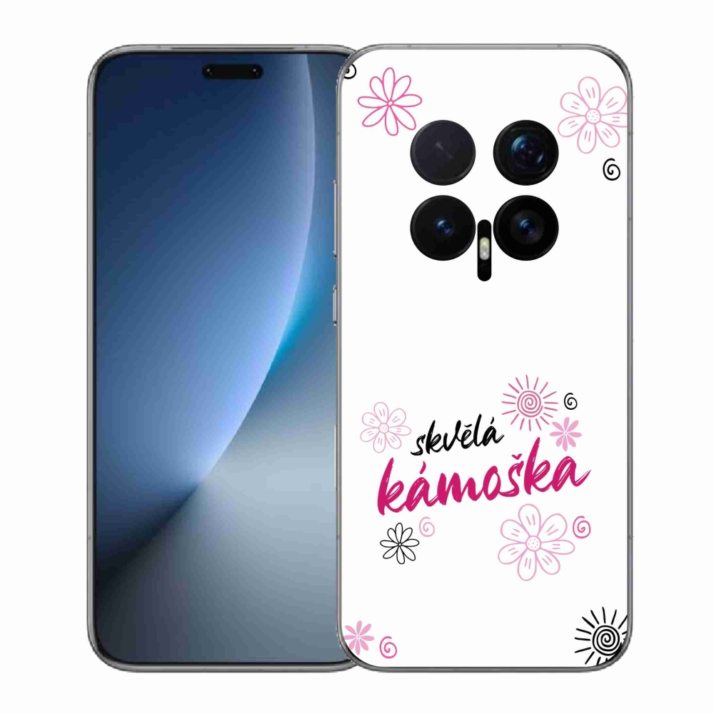 Gélový kryt mmCase na Honor Magic 8 Pro - skvelá kamoška biele pozadie