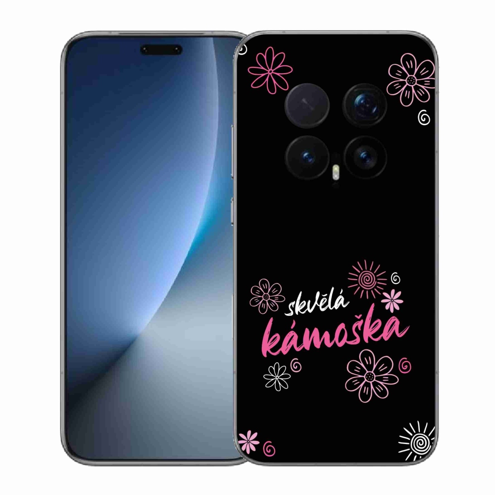 Gélový kryt mmCase na Honor Magic 8 Pro - skvelá kamoška čierne pozadie