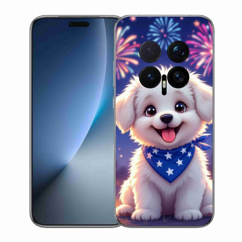 Gélový kryt mmCase na Honor Magic 8 Pro - slávnostné šteňa