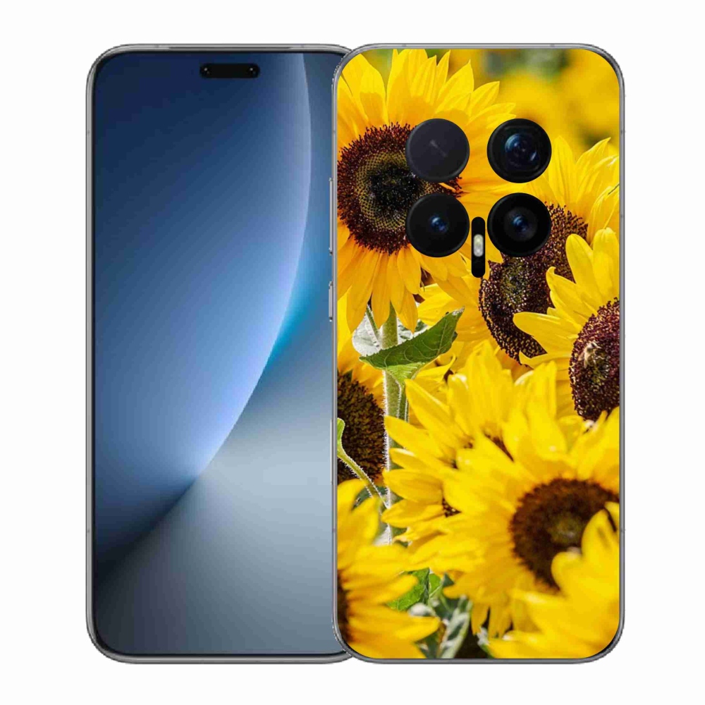 Gélový kryt mmCase na Honor Magic 8 Pro - slnečnice