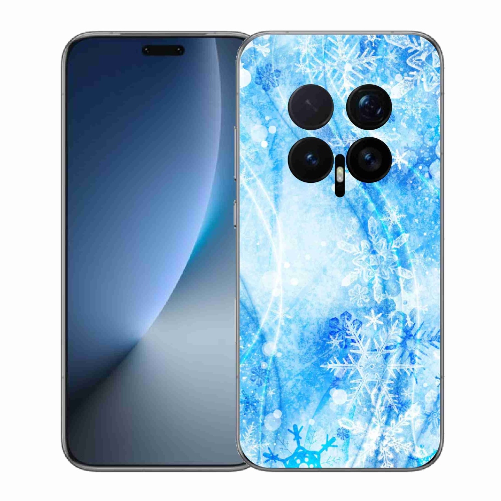 Gélový kryt mmCase na Honor Magic 8 Pro - snehové vločky