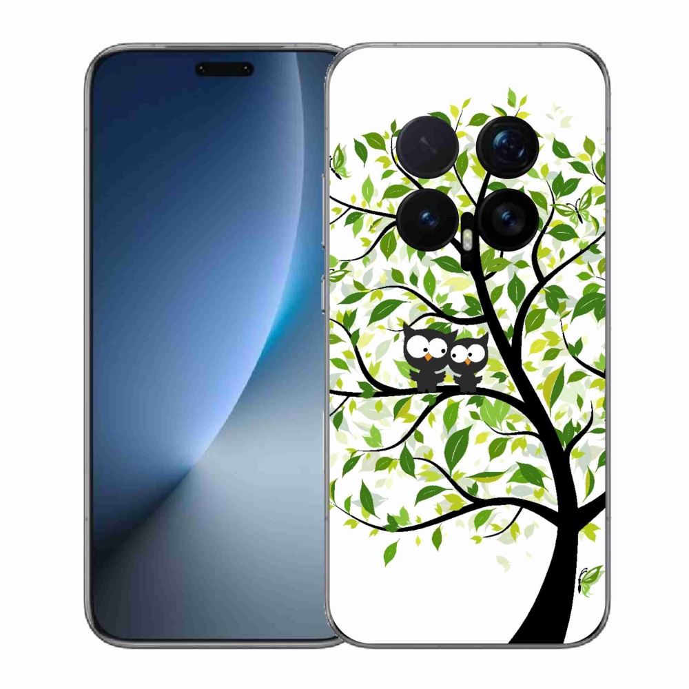 Gélový kryt mmCase na Honor Magic 8 Pro - malej sovy na strome
