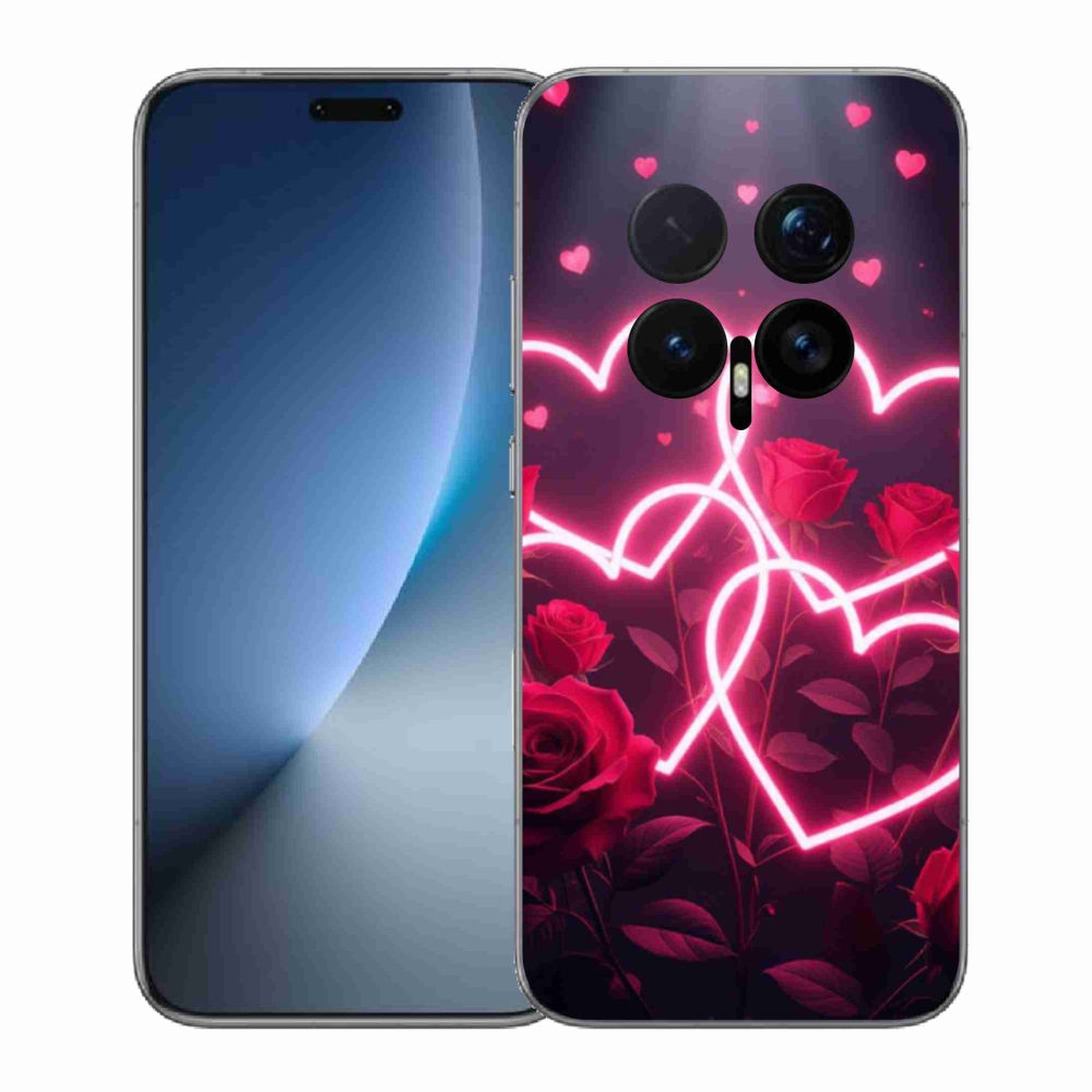 Gélový kryt mmCase na Honor Magic 8 Pro - srdce lásky