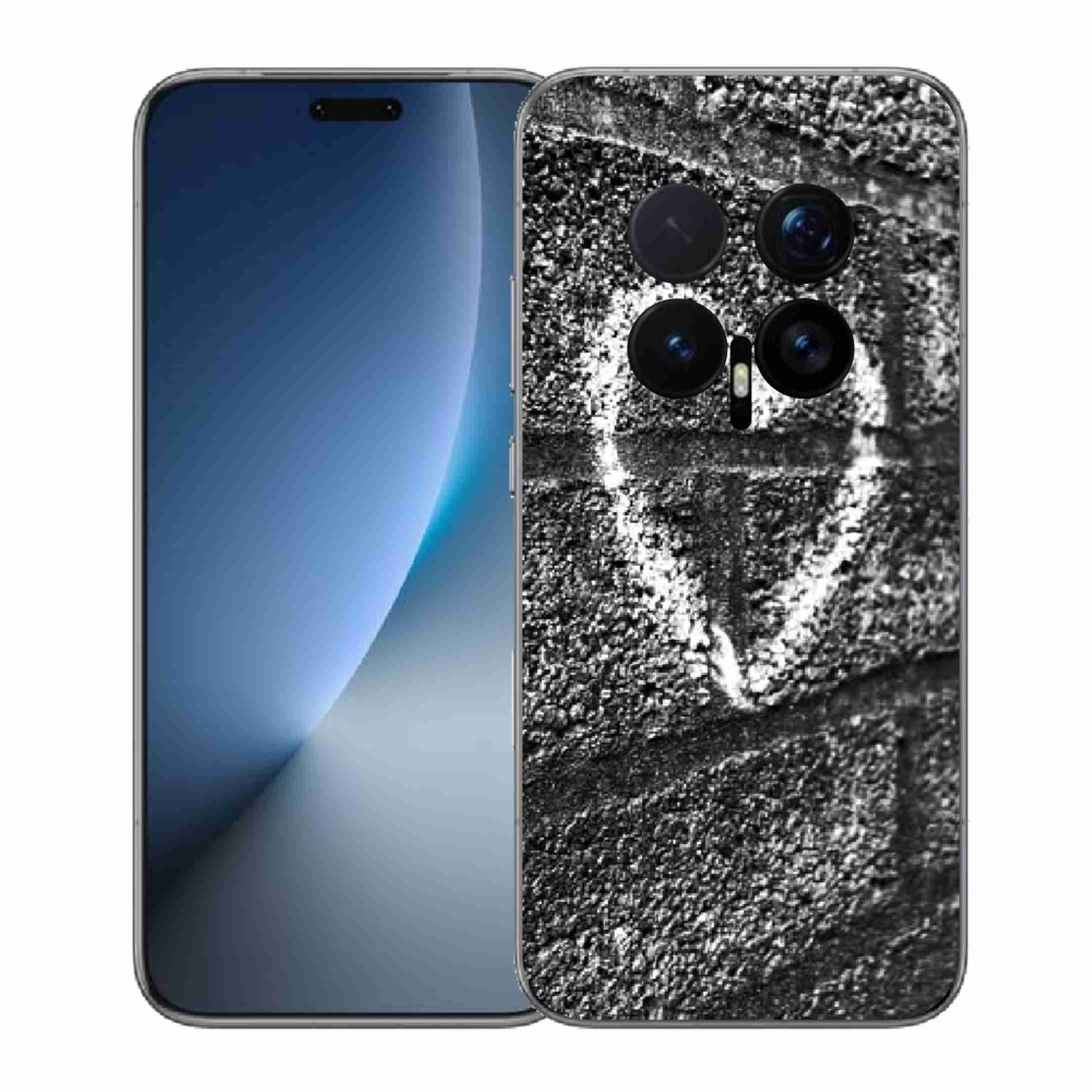 Gélový kryt mmCase na Honor Magic 8 Pro - srdce na stene