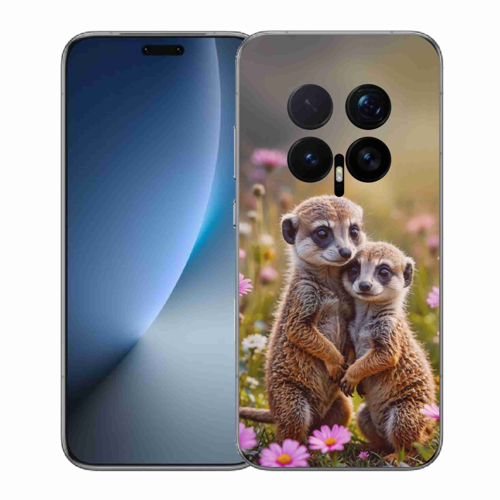Gélový kryt mmCase na Honor Magic 8 Pro - surikatí duo