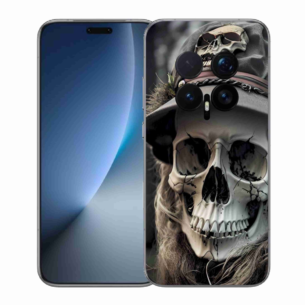 Gélový kryt mmCase na Honor Magic 8 Pro - temná lebka